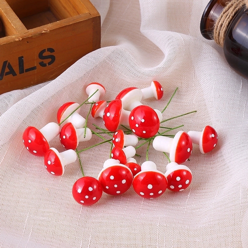 Christmas Mushroom Plastic Party Decorative Props