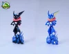 1/20 Scale World Zukan Ash's Greninja & Greninja - Pokemon Resin Statue - PoPoWa Studio