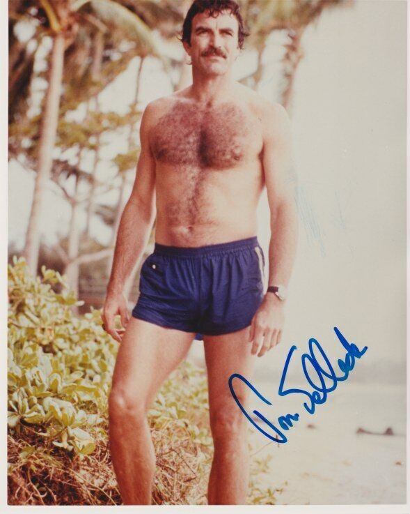 Tom Selleck (Magnum, P.I.) signed in-person 8x10 Photo Poster painting