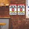 2PCS No Trespassing Dog On Permises Stop Keep Gate Shut Do Not Enter Without Permission Or Owner Persent - Metal Tin Signs Set(12*16Inch) - Animal