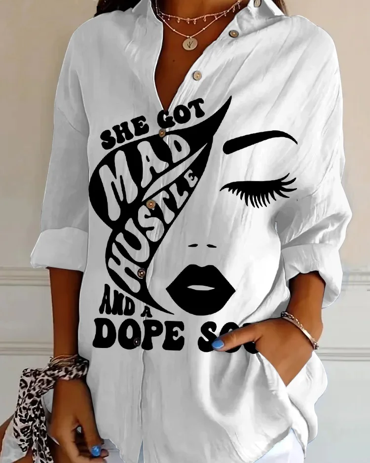 She Got Mad Hustle Long Sleeve Shirts
