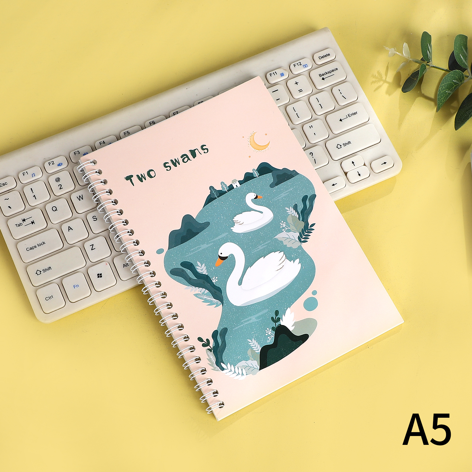 Journalsay A5/B5 Loose-leaf Double-sided Release Paper Metal Coil Notebook