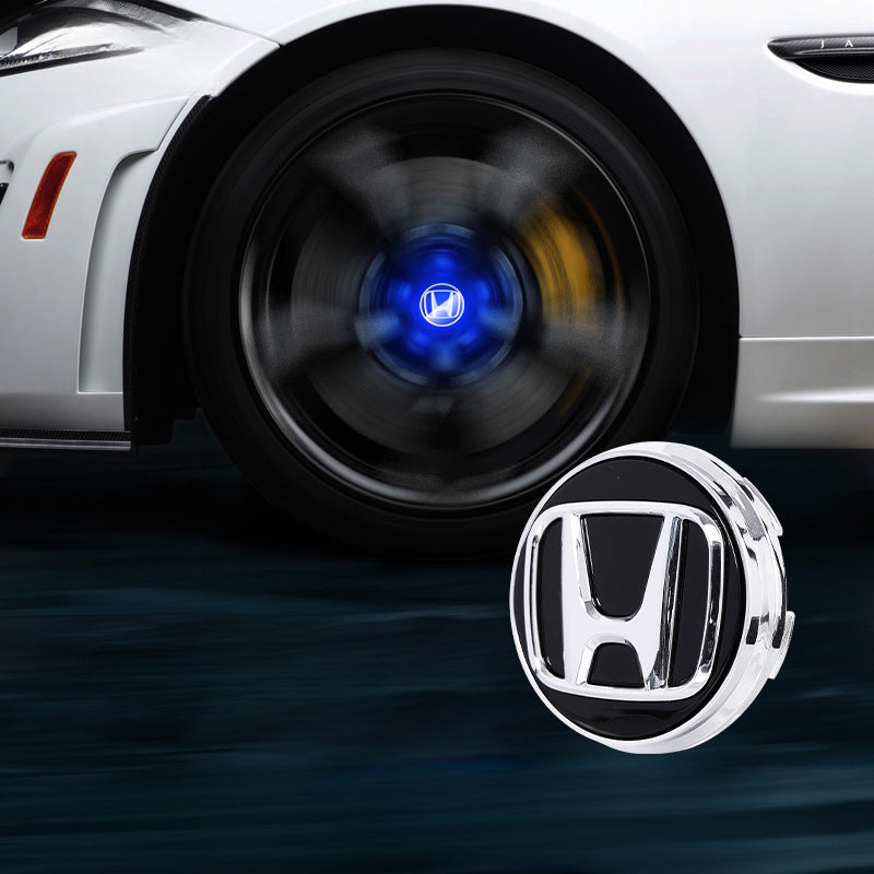 Honda-Compatible Magnetic Suspension Hub Caps & LED Suspension Luminous Wheel Hub Lights