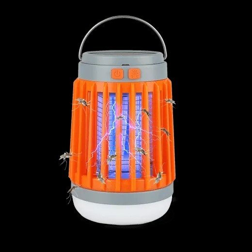 LED Mosquito Killer Lamp USB and Solar Powered Mosquito Catcher Zapper