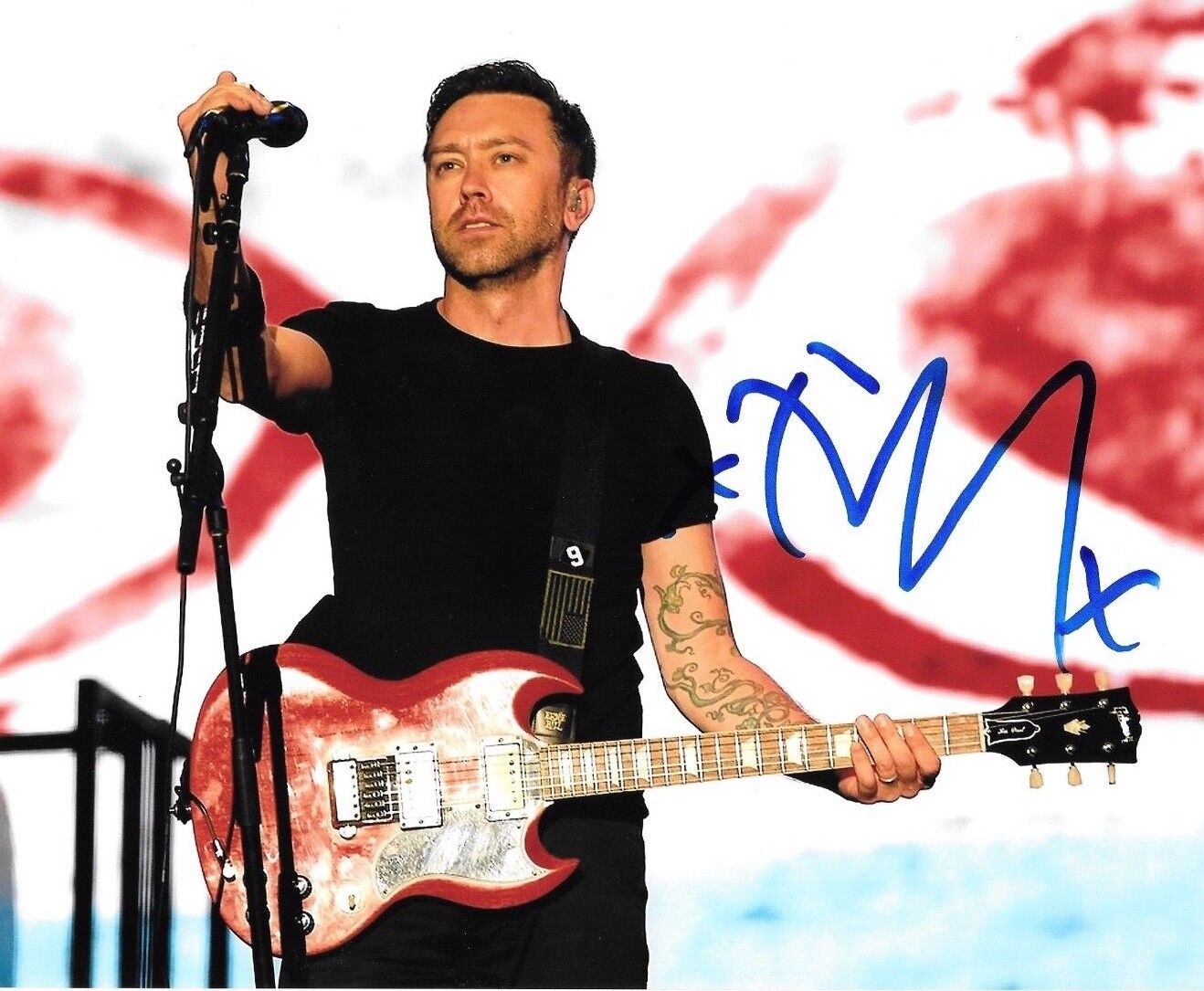 * TIM MCILRATH * signed autographed 8x10 Photo Poster painting * RISE AGAINST * PROOF * 8