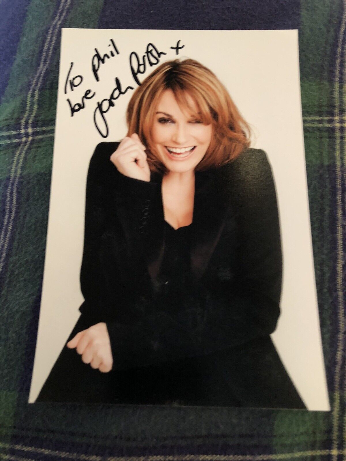 SARAH PARISH (BANCROFT) SIGNED Photo Poster painting