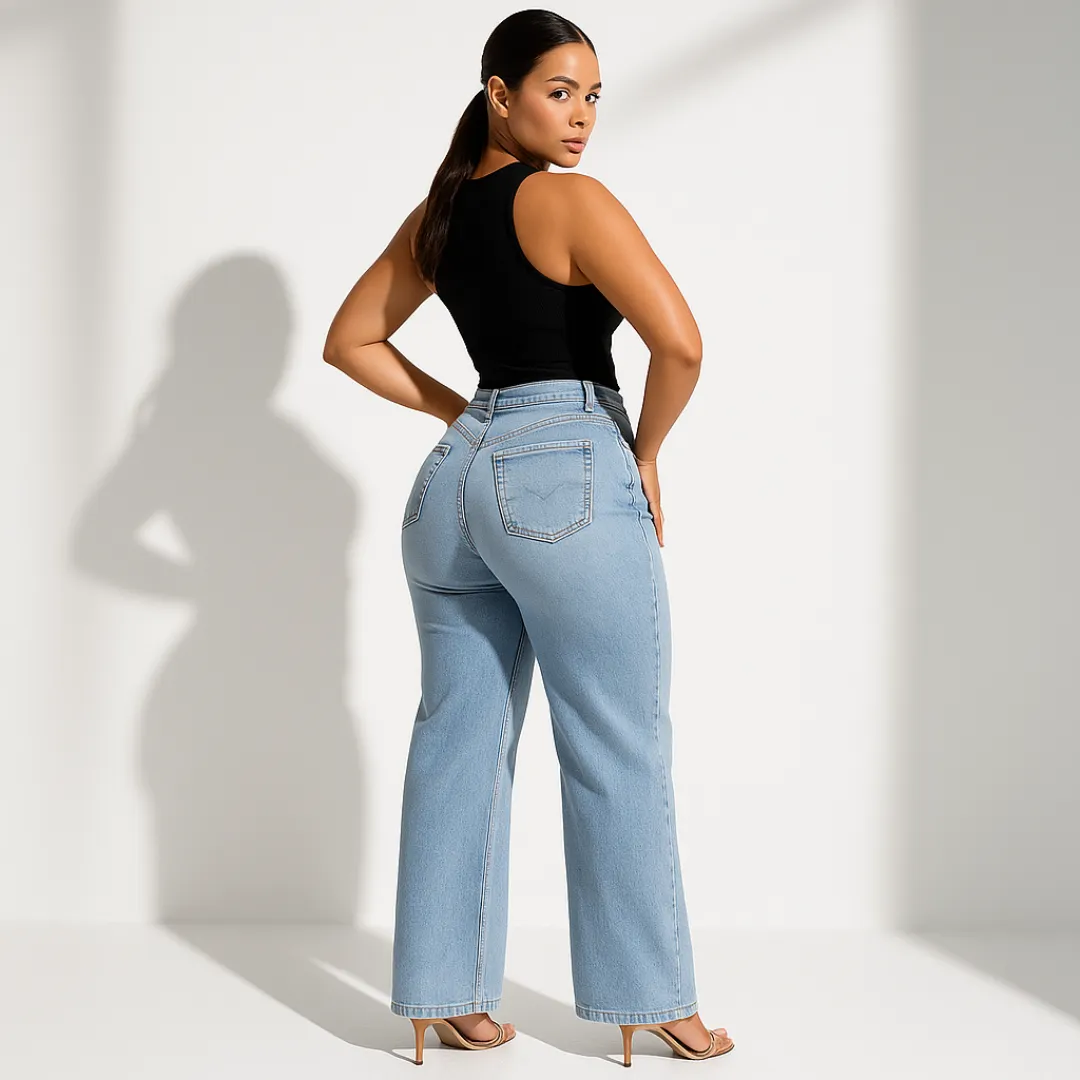 Valvari Mid-low Rise Stretch Jeans