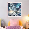 Cat And Lion-11CT Stamped Cross Stitch 40*40cm/15.75*15.75in
