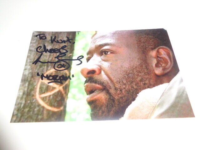 Lennie James Signed Picture Autographed w/ COA Walking Dead Morgan Blade Runner