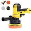 EU Electric Car Polishing Machine with Buffing Sponge Auto Detailing Handheld Polisher Adjustable Speed Scratch Repair Grinding Machine Car Accessories Power Tools