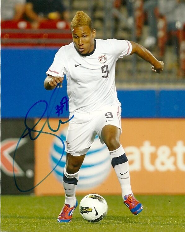 Team USA Juan Agudelo Autographed Signed 8x10 Photo Poster painting COA