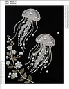 Diamond Painting-DIY Special Shaped Drill Pearl Painting Jellyfish(35x45cm)