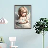 (40*60cm)Angel Girl - Round AB Drill Diamond Painting