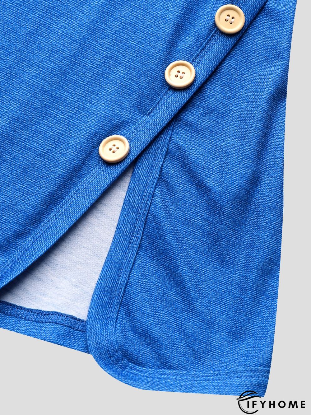 Square Neck Plain Short Sleeve Top | IFYHOME