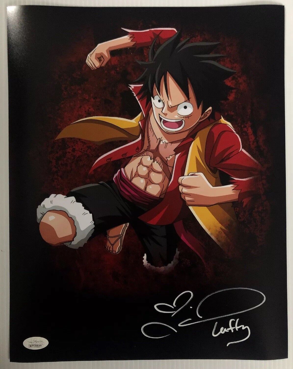 Colleen Clinkenbeard Signed Autographed 11x14 Photo Poster painting Luffy One Piece JSA A