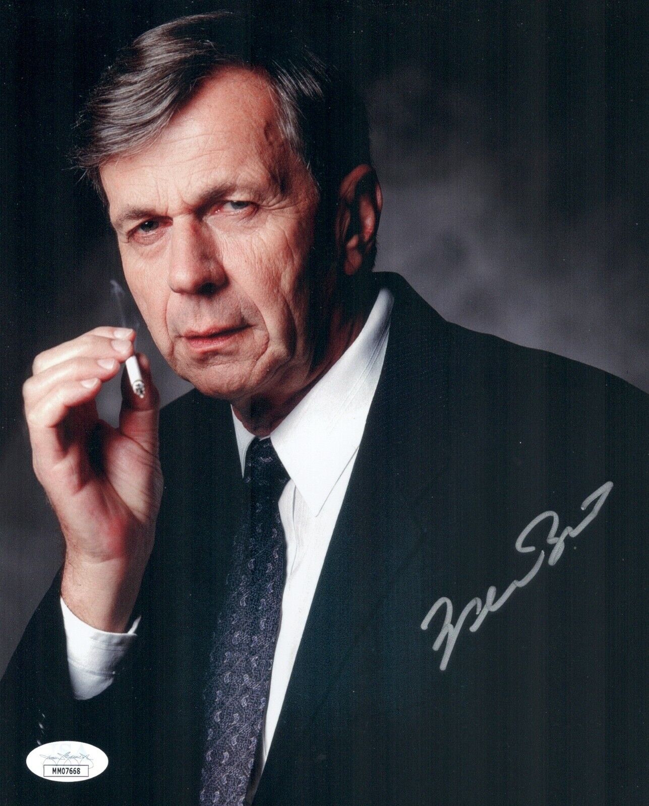 WILLIAM B DAVIS Signed X FILES 8x10 Photo Poster painting IN PERSON Autograph JSA COA Cert