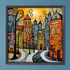 Street House-Full Round Diamond Painting 40*40CM