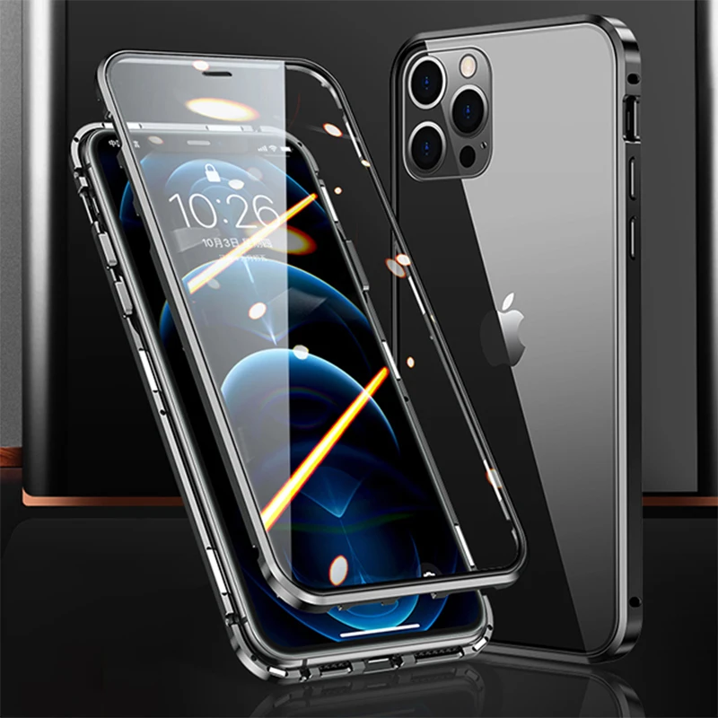 360°Full Protection Metal Magnetic Phone Case