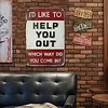 I'd like to help you out - Vintage Metal Signs - 20*30cm/30*40cm - Warning