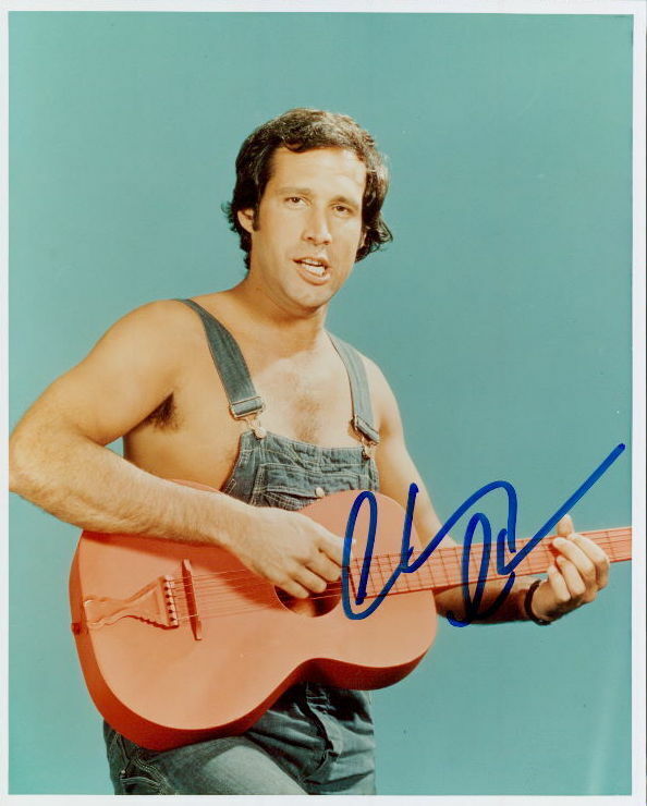 Chevy Chase vintage signed 8x10 Photo Poster painting In-person