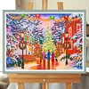 >SALE<Christmas Street DIY Diamond Painting Partial Special Shaped Drill Decor (PA157)