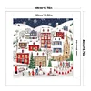 Winter Town-14CT Counted Cross Stitch 40*40cm/15.75*15.75in