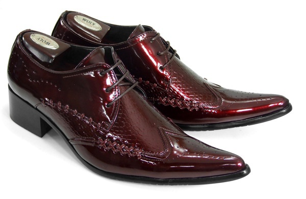 Black Lace Up Leather Dress Shoes Men Flats Pointed Toe Italy Retro Shoes For Men