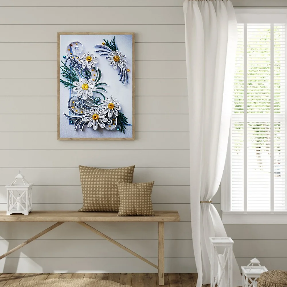 Diamond Painting - Special Shaped Drill - Flower(30*40cm)