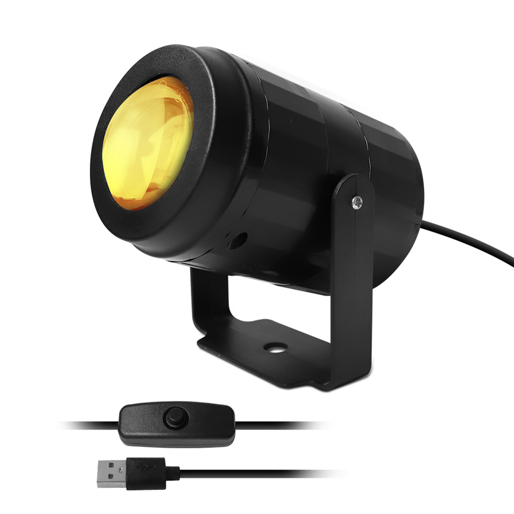 

USB LED Rainbow Projector Light Atmosphere LED Floor Night Light Home Decor, 501 Original