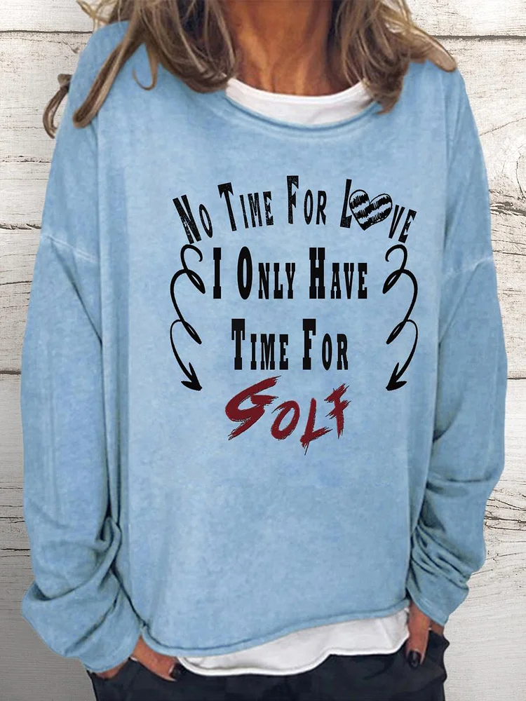 golf Women Loose Sweatshirt-Annaletters