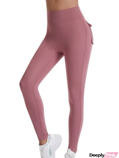 Wide Waistband High Waist Active Pants