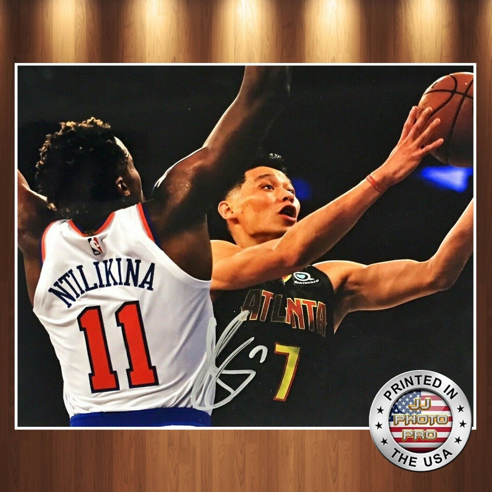 Jeremy Lin Autographed Signed 8x10 Photo Poster painting (Knicks) REPRINT