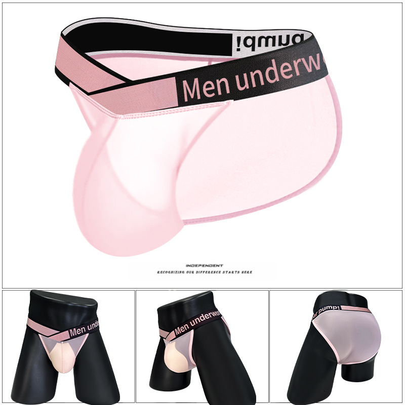 Lovingerie - Men's Mesh See Through Bulge Ball Pouch Bikini Briefs
