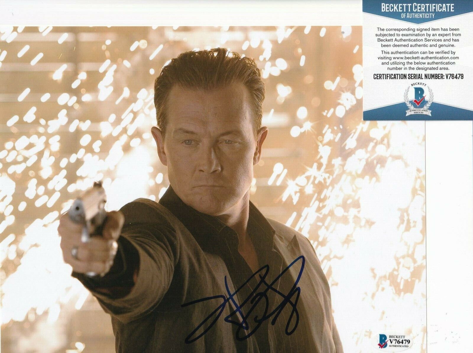 ROBERT PATRICK autographed (THE MARINE signed 8X10 Photo Poster painting BECKETT BAS V76479