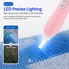 Stylo &agrave; peinture en diamant &eacute;lectrique pour adultes aspirateur sans fil en diamant stylos d&rsquo;art avec lumi&egrave;re LED Type C aliment&eacute;s pour perceuses carr&eacute;es rondes et AB