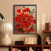 Diamond Painting -DIY Round Drill Papaver Bouquet