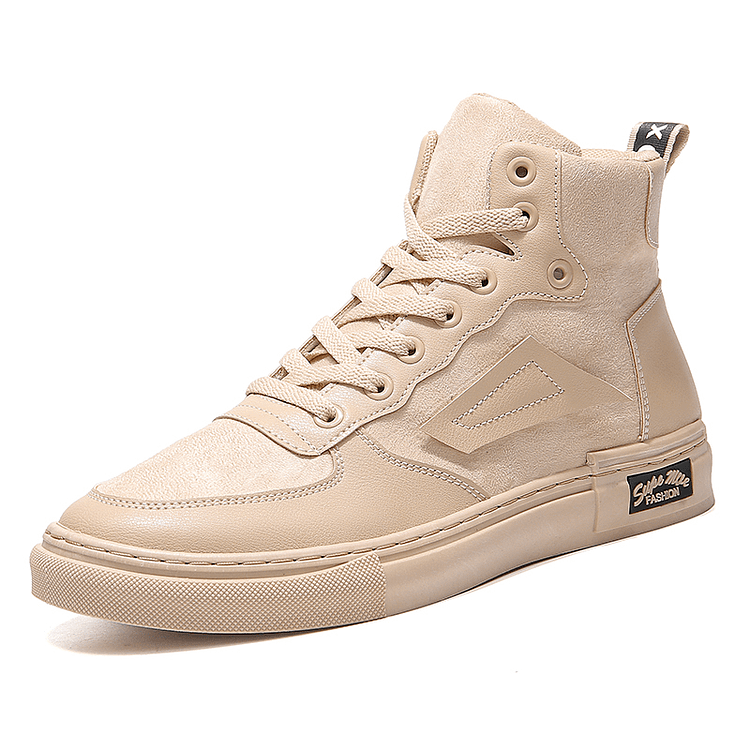 Kanyap-Men Synthetic Suede Splicing Tooling Shoes Non  Casual Sport Boots