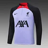 2022/2023 Liverpool Half-Pull Training Suit Purple Jersey 1:1 Thai Quality Set love fball