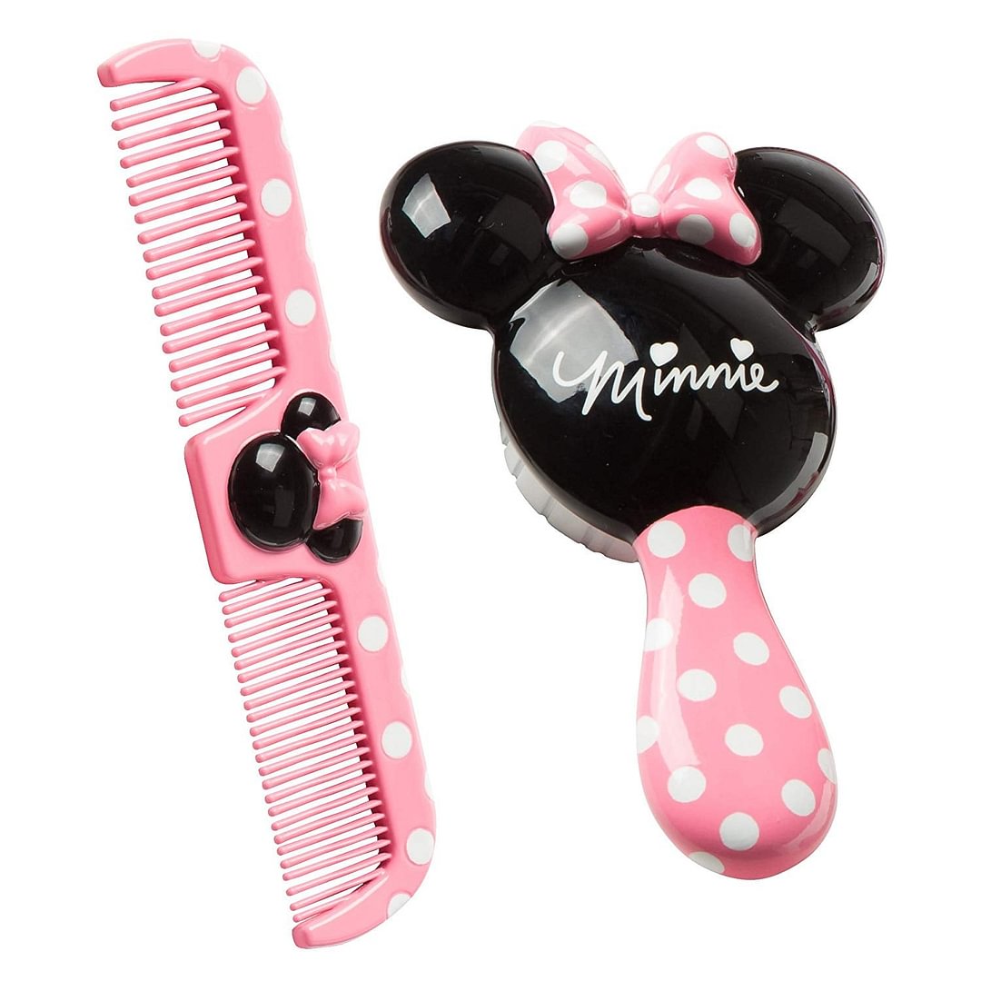 Minnie Hair Brush and Wide Tooth Comb Set (one size Minnie)