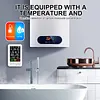 5-in-1 Portable Carbon Monoxide Detector Plug in Wall CO Detector with Temperature & Humidity Display for Home Bedroom Kitchen RV