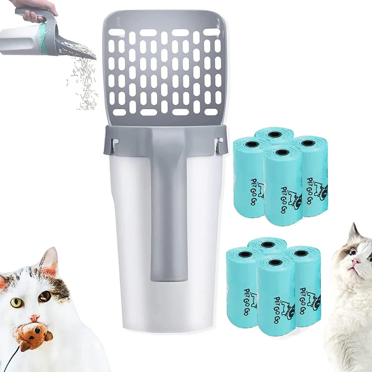 Cat Litter Scooper with Holder 