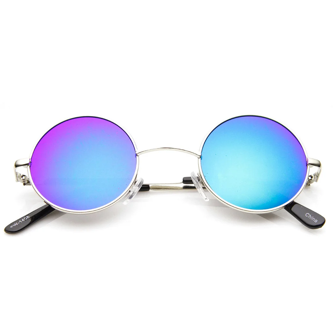 Small Retro-Vintage Style Lennon Inspired Round Metal Circle glasses