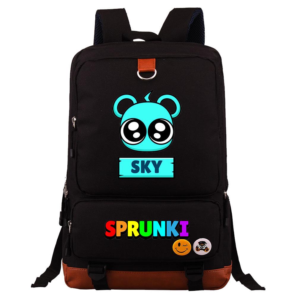 Mayoulove Sprunki Children’s Backpack Lightweight Design for School and Outdoor Activities-Mayoulove
