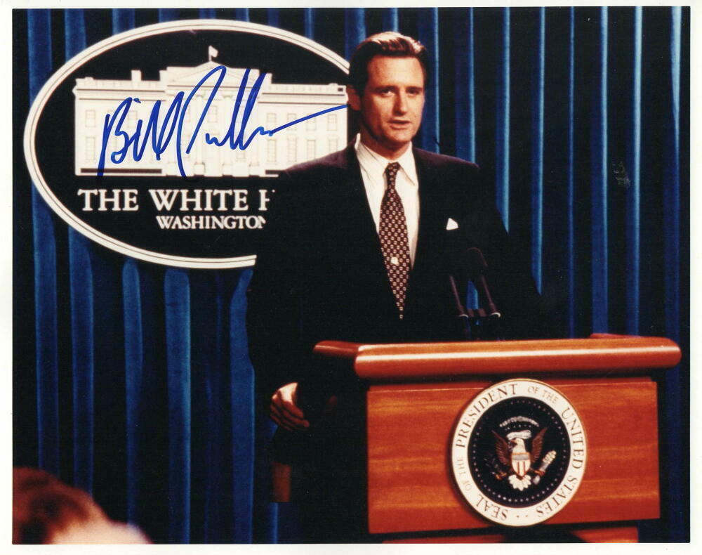 BILL PULLMAN SIGNED AUTOGRAPH 8X10 Photo Poster painting - INDEPENDENCE DAY W/ FULL SIGNATURE!