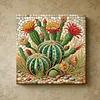Framed Diamond Painting - Special Shaped - Cactus(25x25cm)