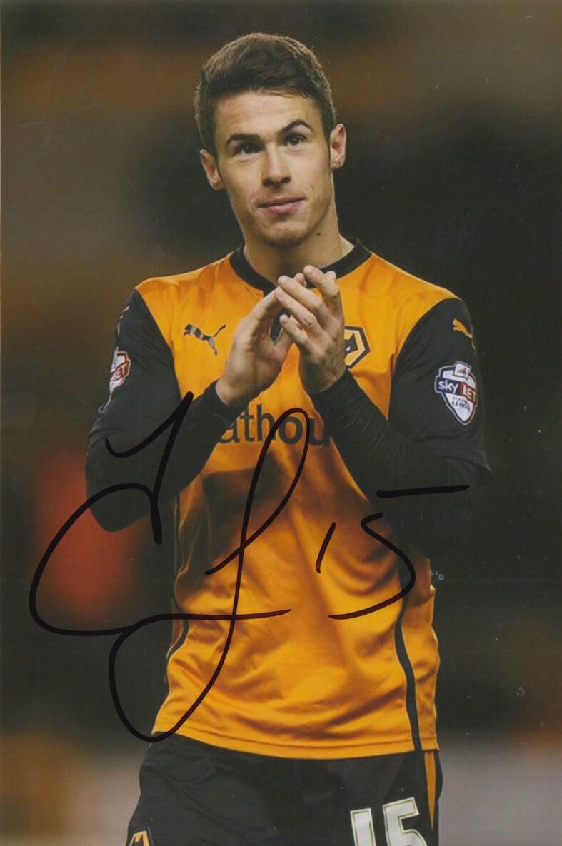 WOLVES HAND SIGNED TOMMY ROWE 6X4 Photo Poster painting 1.