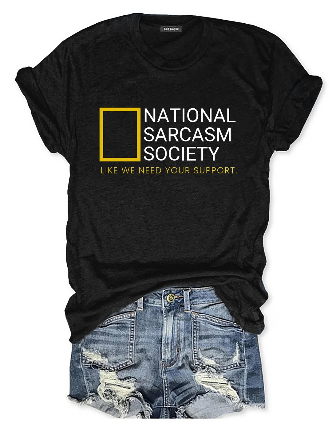 National Sarcasm Society Premium T-shirt