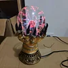 Halloween Celestial Crystal Ball - Luxury Magic Glowing Flash Glass Plasma Ball Static Flash Ball Creative Transparent Ghost Home Decor