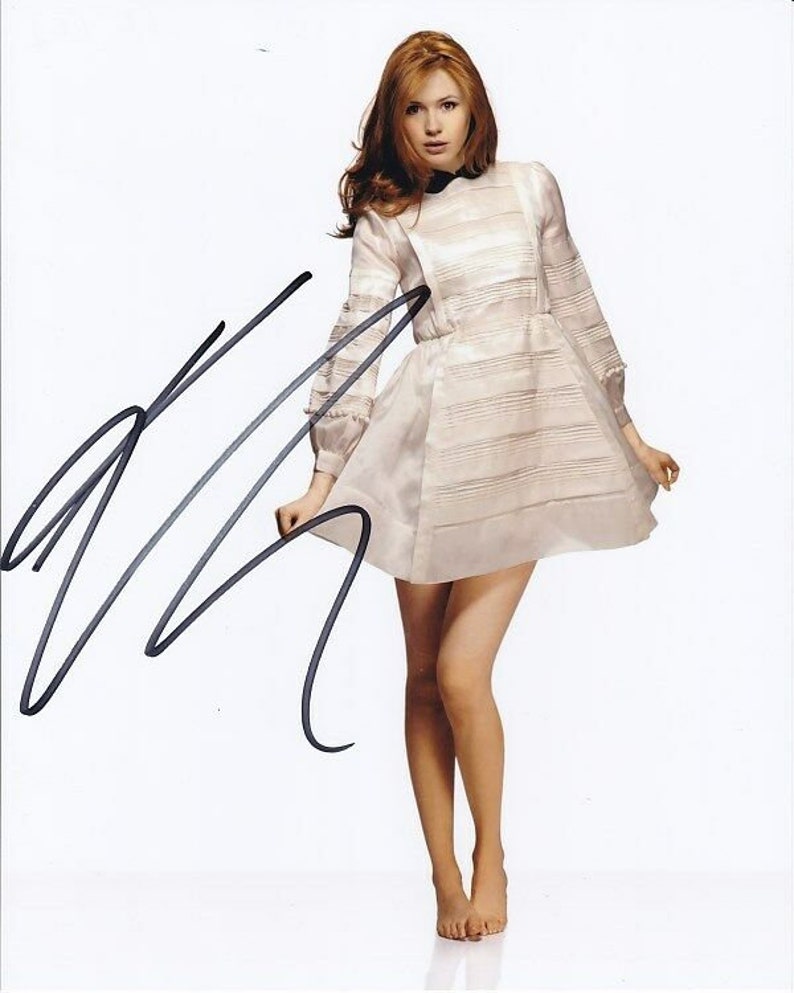 Karen gillan signed autographed Photo Poster painting