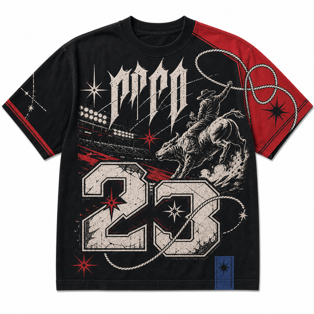 Rodeo Number Cotton T-Shirt